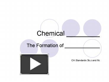 PPT – Chemical _________ PowerPoint presentation | free to view - id ...