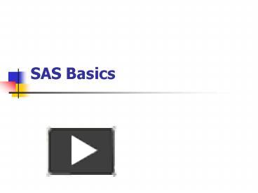 SAS Basics presentation | free to download