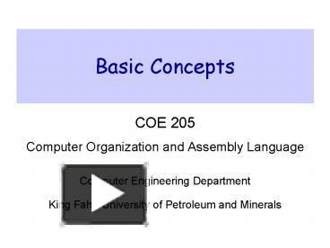 PPT – Basic Concepts PowerPoint presentation | free to download - id ...