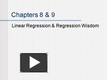 PPT – Chapters 8 PowerPoint presentation | free to view - id: 23d7f-MDQ3N