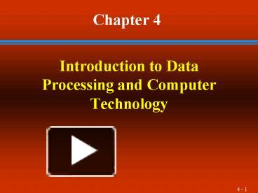 Introduction to Data Processing and Computer Technology presentation ...