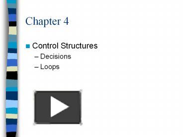 PPT – Control Structures PowerPoint presentation | free to download ...