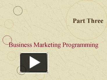 PPT – Part Three PowerPoint presentation | free to download - id ...
