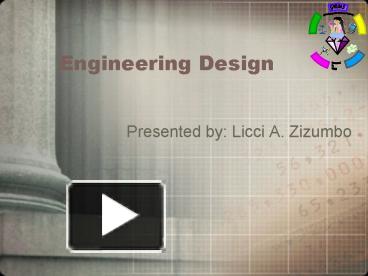 PPT – Engineering Design PowerPoint presentation | free to view - id ...