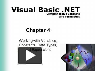 Working with Variables, Constants, Data Types, and Expressions ...