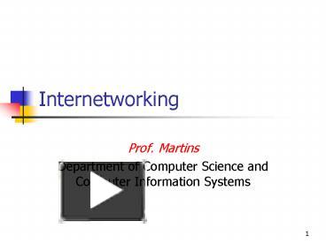 PPT – Internetworking PowerPoint presentation | free to view - id ...