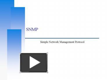 SNMP presentation | free to download