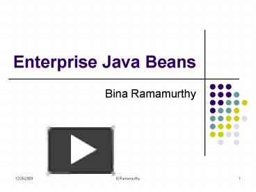 Enterprise Java Beans presentation | free to download