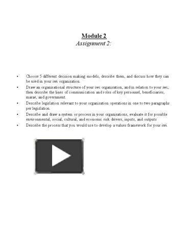 PPT – Module 2 Assignment 2: PowerPoint presentation | free to view ...