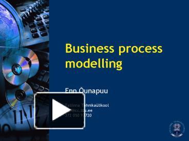 Business process modelling presentation | free to view