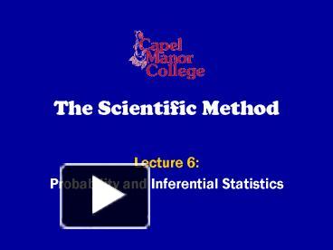 The Scientific Method presentation | free to view