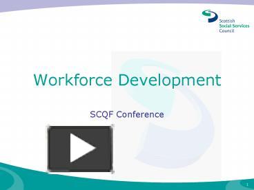 Workforce Development presentation | free to view