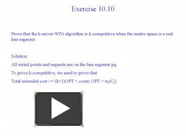 PPT – Exercise 10'10 PowerPoint presentation | free to view - id ...