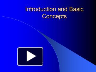 PPT – Introduction and Basic Concepts PowerPoint presentation | free to ...
