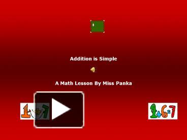 Addition is Simple presentation | free to view