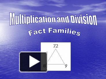 Multiplication and Division presentation | free to view