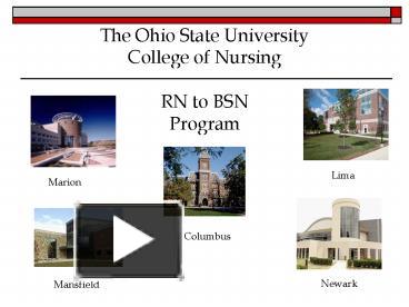 The Ohio State University College of Nursing presentation | free to view