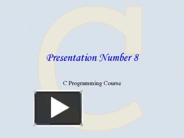 PPT – Presentation Number 8 PowerPoint presentation | free to view - id ...