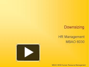 Downsizing presentation | free to download