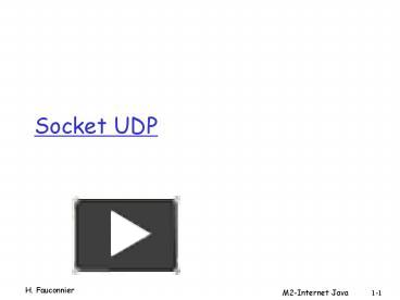 PPT – Socket UDP PowerPoint presentation | free to download - id ...
