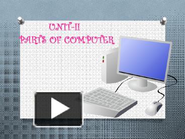Computer parts presentation | free to download