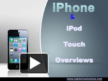 PPT – iPhone & iPod Touch Overview PowerPoint presentation | free to ...