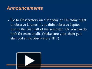 PPT – Announcements PowerPoint presentation | free to download - id ...