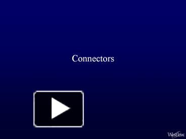 Connectors presentation | free to download