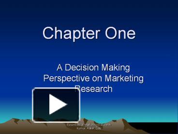 PPT – Chapter One PowerPoint presentation | free to download - id ...