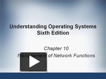 Understanding Operating Systems Sixth Edition presentation | free to ...