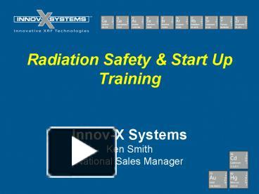 Radiation Safety presentation | free to view