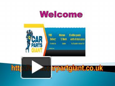 PPT – Car parts PowerPoint presentation | free to download - id: 41c2f9 ...