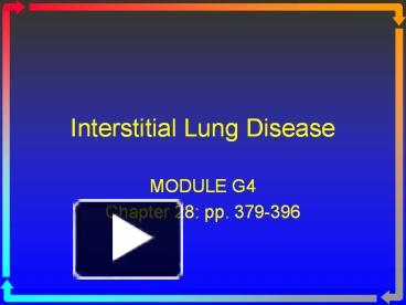 PPT – Interstitial Lung Disease PowerPoint presentation | free to ...