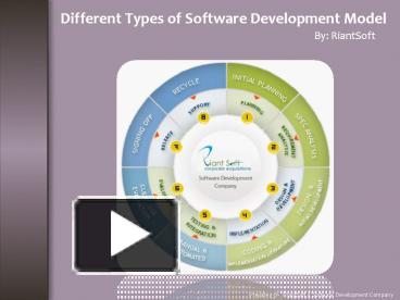 Different Types of Software Development Model presentation | free to ...