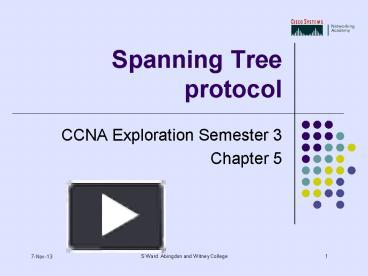 PPT – Spanning Tree protocol PowerPoint presentation | free to view ...
