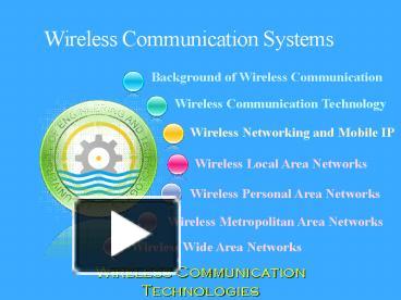 Wireless Communication Systems presentation | free to view