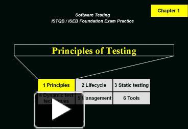 Principles of Testing presentation | free to download