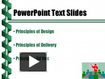 PPT – PowerPoint Text Slides PowerPoint presentation | free to view ...
