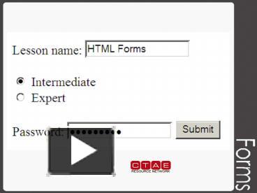 Intro to Forms presentation | free to view