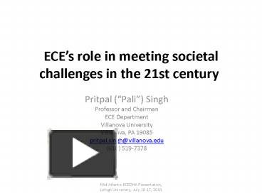 ECE presentation | free to view
