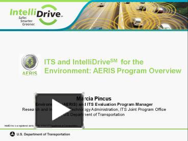 Intelligent Transportation Systems (ITS) presentation | free to view