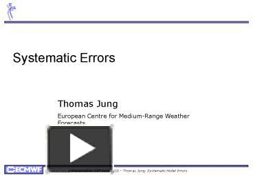 PPT – Systematic Errors PowerPoint presentation | free to view - id ...