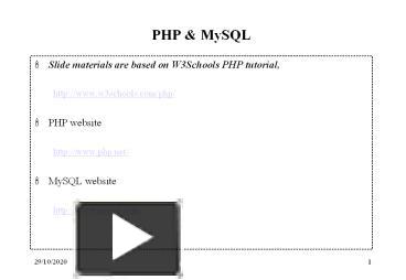 PHP presentation | free to download