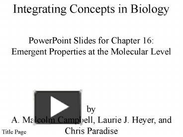 PPT – PowerPoint Slides for Chapter 16: PowerPoint presentation | free ...
