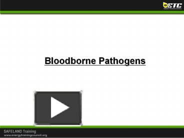 Bloodborne Pathogens presentation | free to download