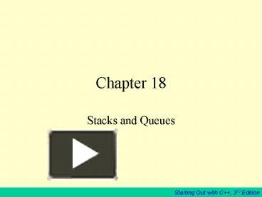 Stacks and Queues presentation | free to view