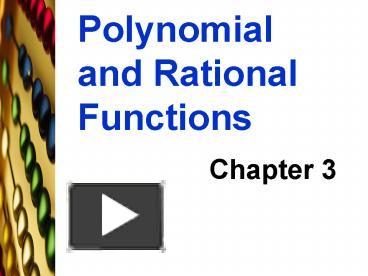 PPT – Polynomial and Rational Functions PowerPoint presentation | free ...