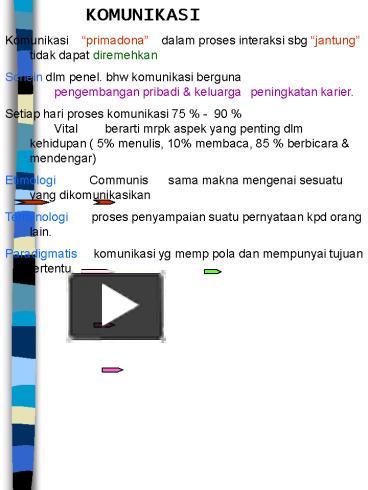 PPT – KOMUNIKASI PowerPoint presentation | free to download - id ...