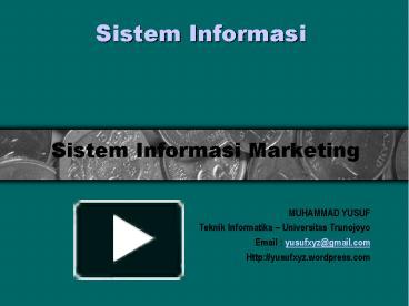 PPT – Sistem Informasi PowerPoint presentation | free to download - id ...