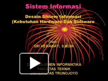 Sistem Informasi presentation | free to download